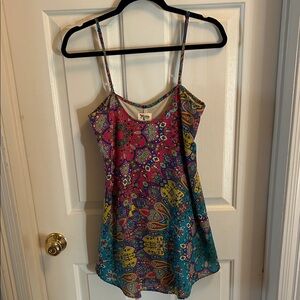 Colorful Paisley Spaghetti Strap Top